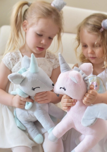 Pluszowy Jednorożec rozmiar M- Różowy