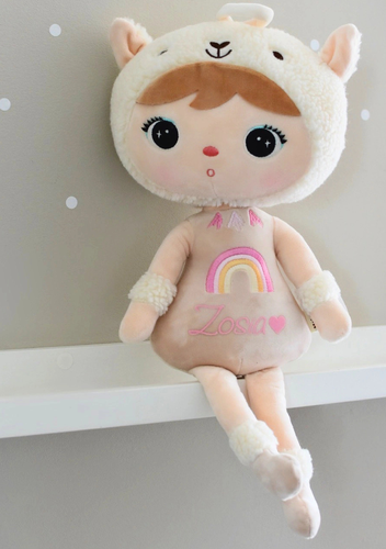 Beżowa Alpaka 48cm Metoo