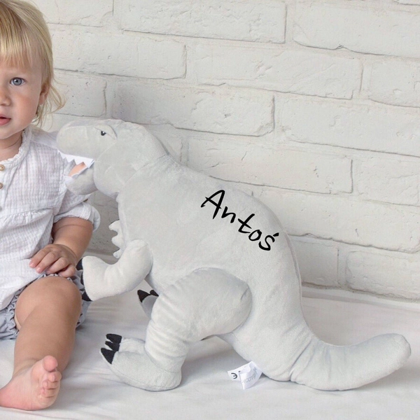 Szary Dinozaur pluszowy- Tyrannosaurus Rex- Melootka- Rozmiar L