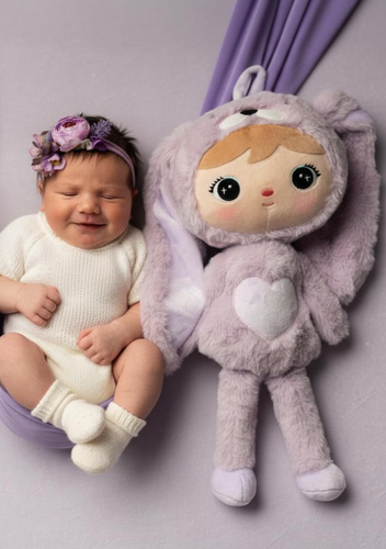 Liliowy Królik 50cm Metoo