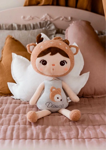 Lalka Metoo szary jelonek 50cm