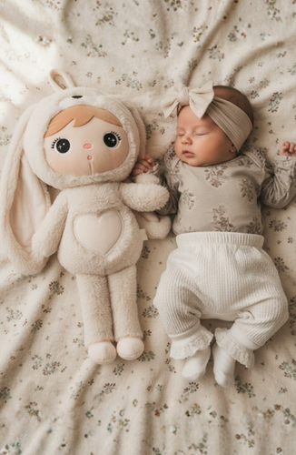 Jasno Beżowy Królik 50cm Metoo