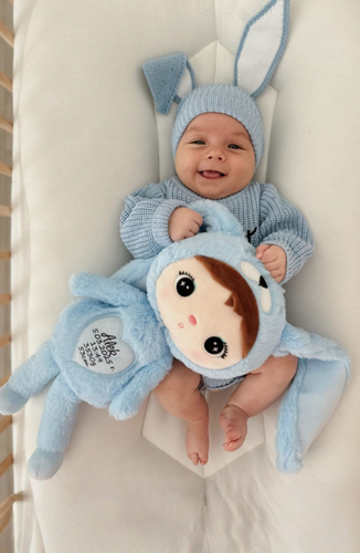 Błękitny Królik 50cm Metoo