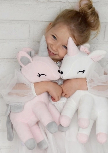 Pluszowy Jednorożec rozmiar L- Różowy